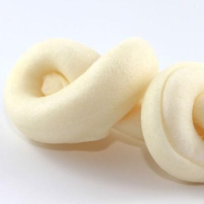 China Skin & Coat Health Pigskin Dog Chew Knot Bone Dog Pig Hide Dog Snacks for sale