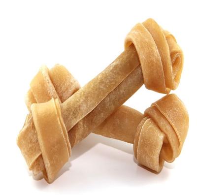 China Dogs Pet Natural Chews Rawhide Knot Bones Knot Bones For Dog for sale