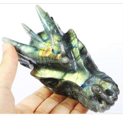 China Europe Customized Crystal Healing Dragon Skulls For Arts And Crafts for sale