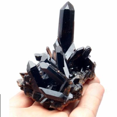 China Europe Rough Stone Healing Smoky Quartz Crystal Cluster Raw Stone for sale