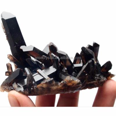 China Europe Smoky Quartz Large Group Multistop Root Chakra Crystal for sale