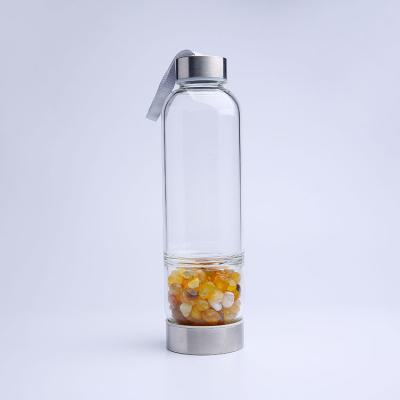 China Gems Viable Elixir Bottle Crystal Water Bottle Infuser Crystal for sale