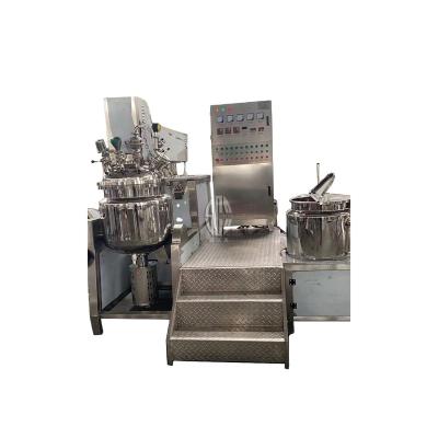 China Liquid Stability Strong Vacuum Mixer SUS304/SUS316 Knob Control Vacuum Emulsifying Machine For Sale for sale