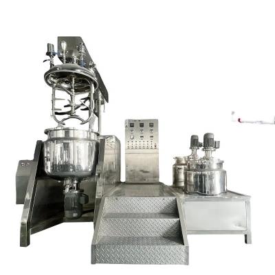 China Emulsifying Homogenier Mixer Body Lotion Cream Equipment Hair Mixing Gel Liquid Kneading Machine Making Face Cream Making Machine for sale