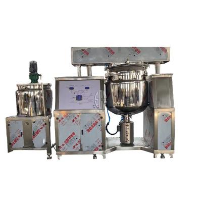 China Liquid high shear emulsifying machine with dual coated mixing tank whitening lotions/mixing cream for whitening for sale