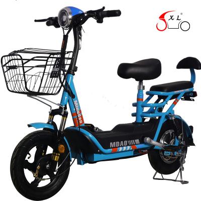 China Brand Smart Moped 350w 48v Battery Delivery Electric Bike Vacuum Tire Electric Pedal Bike for sale