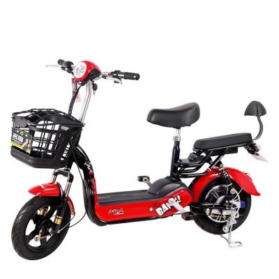 China Smart 48v 350W Electric Bicycle Green City Bike E-bike with two seats for unisex for sale