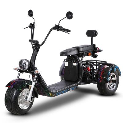 China 2000W Battery Unisex European Tricycle Scooters Warehouse 60V 20AH EEC COC Electronic Motor Large For Sale for sale