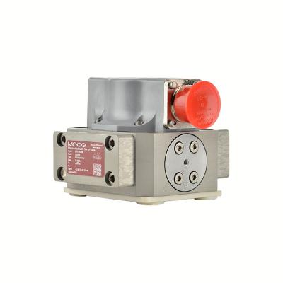 China Industrial MOOG servo valve 072-1303-52 Industrial control cast iron hydraulic servo valve for sale