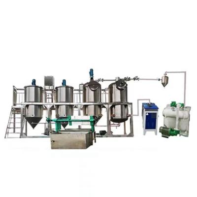 China Factory High Purity Peanut Sunflower Palm Edible Oil Refined Refining Making Machine for sale