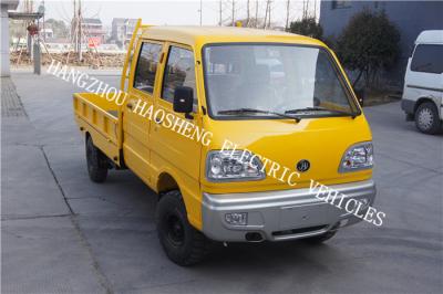 Chine Double camion entièrement électrique de cabine, camion électrique flexible de transport de 48V 操舵 à vendre