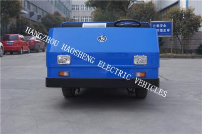 China 48V Blue Electric Utility Truck Convertible Cab 2 Tons Load Capacity for sale