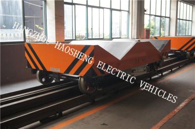 China W Type Rail Flat Car Rail DC Voltage 36V Wireless / Line Control 50 Tons Load for sale