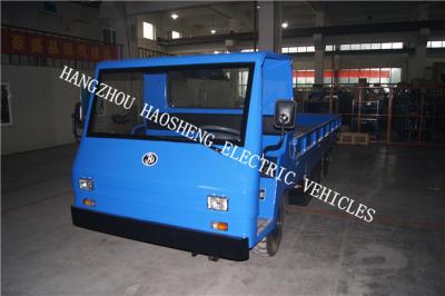 China 72V Material Transport Electric Platform Truck Blue 8 Tons Load Capacity for sale