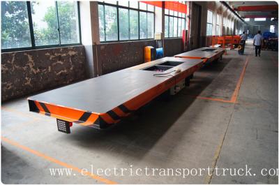 Chine C.C de tension de la capacité de charge 48V de la voiture 20ton de transport ferroviaire de voiture plate de rail de puissance de batterie à vendre