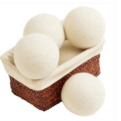 China Smell Removing / Dehumidification 7cm New Zealand Wool Felt Laundry Drying Ball Can Be Reused for sale