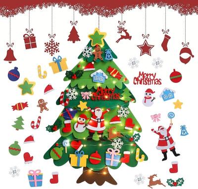 China Christamas Home Decoration Manufacturers Selling New Calendar Christmas Tree Decoration Kids DIY Can Be Customized for sale