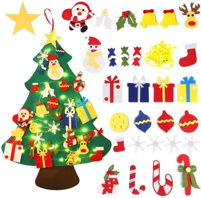 China Creative Felt Christamas Home Decoration Christmas Festival Tree Freely Decorated Decorations Santa Ornament Gifts Christmas Trees Merry Christmas for sale