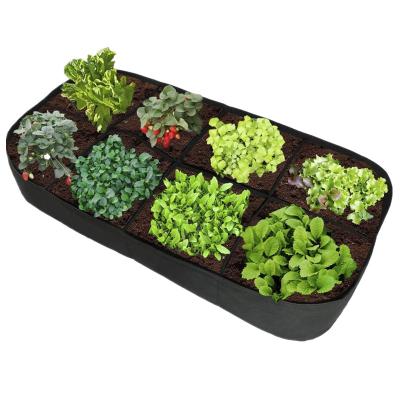 China Wholesale Design Folding Multi Plant Growth Supply Grid Felt Planting Bag Seedling Bag for sale