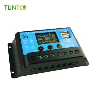 China Solar Charger Controller 12V/24V 10A Charge Controller For Home Solar System for sale