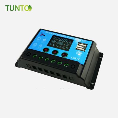 China Solar System Controller CMTD 20a 12v 24v Manual Solar Charger Controller for sale