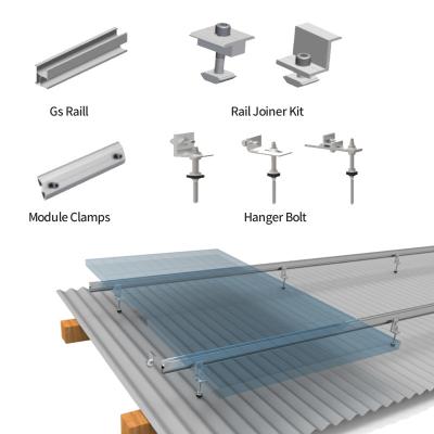 China ISO Certification Industrial Slope Roofing Solar PV Panel Roofing Solar Connector Hooks for sale