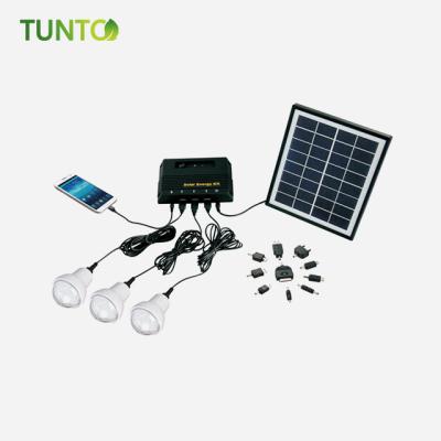 China Hot Sale Home Solar Power System Energy Kits For Home Camping Power Bank Cell Reading Garden 10 Hours 2pcs LED Panel Light for sale