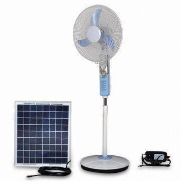 China Best Buy Hotel 16 Inch Solar Stand Fan Remote Control Electric Appliance And Fans for sale