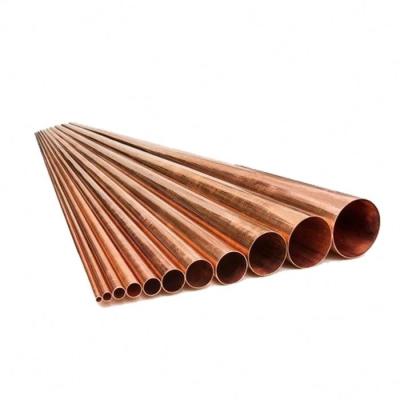 China Water Pipes Metal Tube C10100 C10200 C10300 22mm Residential Housing Durable Non Ferrous Seamless Copper Pipe For Heat Exchanger for sale