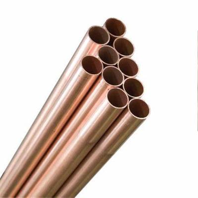 China Air Condition Or Refrigerator Factory Supply Various Sizes 2 Inch 8mm 1/4 Copper Tube For Air Conditioner for sale