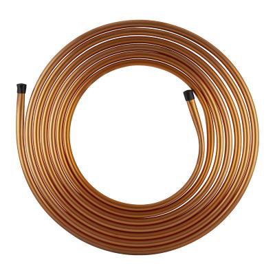 China Residential Water Pipes C10100 C10200 C11000 Air Conditioning Pancake Copper Tube Copper Housing Coil For Ventilation for sale