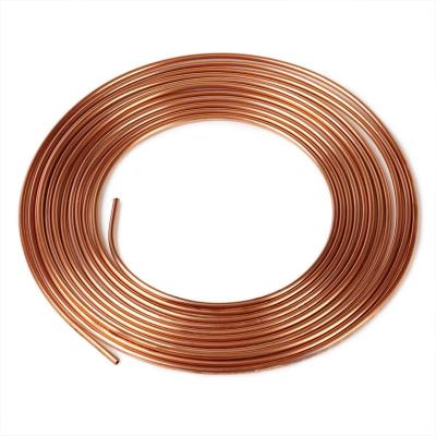 China Residential Housing Water Pipe Straight 99.9% Purity Copper Tube 1/2 AC Copper Pipe Coil For Air Conditioner for sale