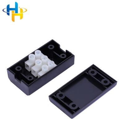 China Free sample pp black color mini plastic cable box ip20 connecting junction box pp for sale