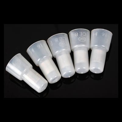 China PA66 CE8 Crimp End Plug End 8AWG Wire End PA66 Plastic Nylon Connector Lug for sale