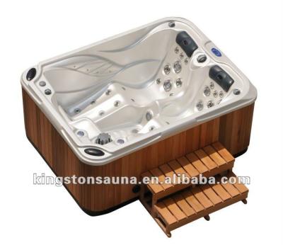 China Outdoor Therapy 3 Person Whirlpool Spa JCS-27 Feet With Two Lounge for sale