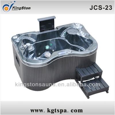 China Freestanding 2 Person Balboa Outdoor Spa Fitness Hot Tub JCS-23 for sale