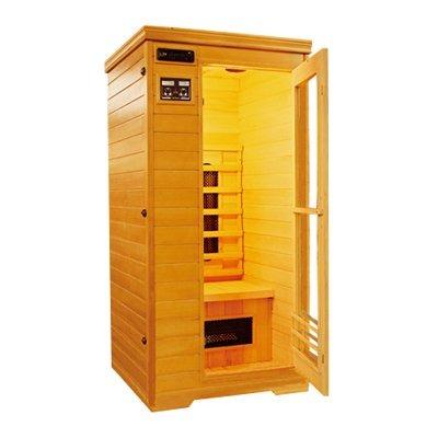 China Computer control panel one person dry sauna room KS-0810 with all sauna accessories for sale