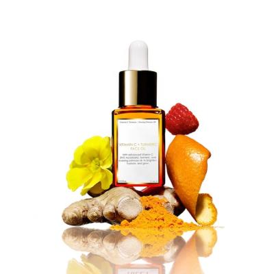 China Anti Aging Plants Natural Cruelty Free Private Label Moisturizing Brighten Face & OIL Face Turmeric Vitamin C Whitening Serum for sale