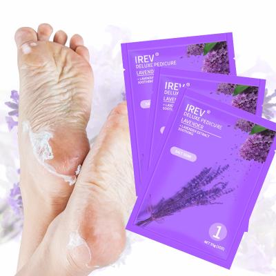 China Foot Lavender Exfoliating Foot Mask Skin Care Peeling Dead Skin Feet Mask Pedicure Pads Exfoliation White Remove Foot Socks for sale