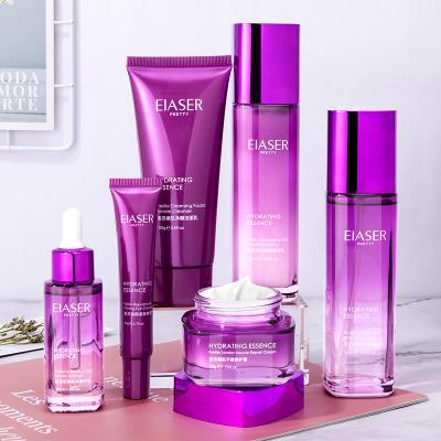 China Body OEM Private Label Purple Perilla Set Skin Care Moisturizing Facial Treatment Whitening Set for sale