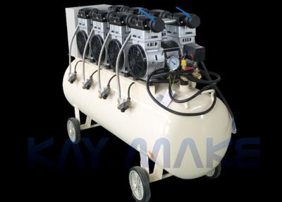 China 1.5KW 2HP Oil Free Piston Air Compressor , Low Noise Air Compressor With Wheels for sale