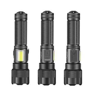 China Emergency Led Zoom Strong Light USB Flashlight for sale