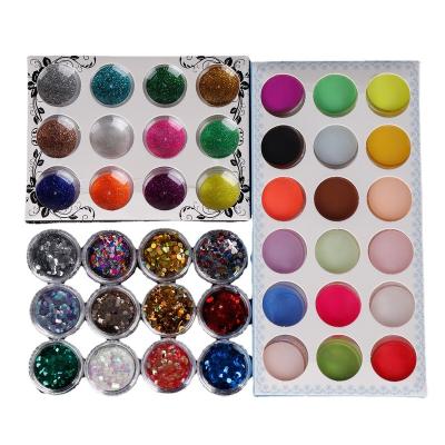 China Easy Apply Acrylic Nail Kit Acrylic Powder Glitter Nail Art Kit Decoration Tools Manicure Set for sale