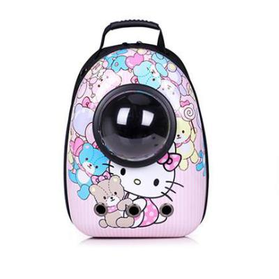 China Hot Selling Breathable Dog Cage House Kennel Rabbit Capsule Travel Cage Cat Backpack Supplies Travel Bag for sale