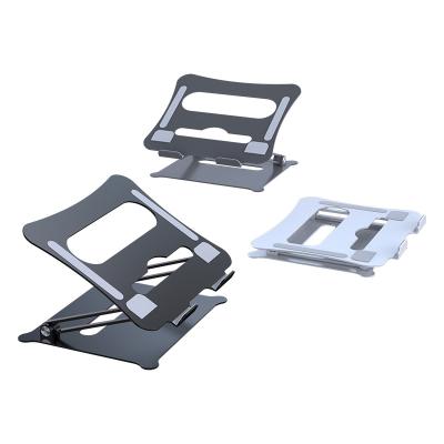 China (Size) High Quality Adjustable Foldable Portable Aluminum Laptop Stand For Desktop for sale