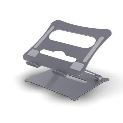 China (Other) Gray Color Adjustment Portable Adjustable Folding Laptop Stand For Desktop Aluminum Alloy Support Laptop Stand For Macbook for sale