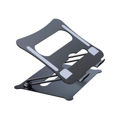 China Metal Folding Tablet Adjustable Fixed Post Anti-Slip Double (Height) Laptop Stand for sale