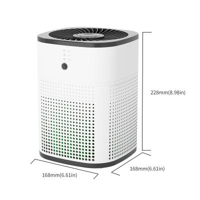 China Hotel household hepa air purifiers H13 HEPA filter activated carbon sleep mode true cool healthy air for sale