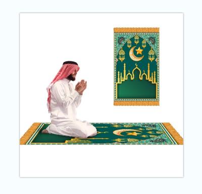 China Wholesale custom prayer rug washable printed rug for mosque for sale