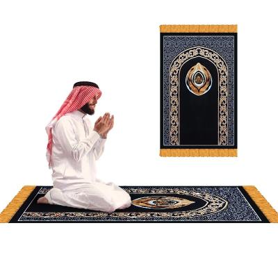 China Wholesale custom made islamic prayer mat washable with thick soft feeling 70*110 for sale